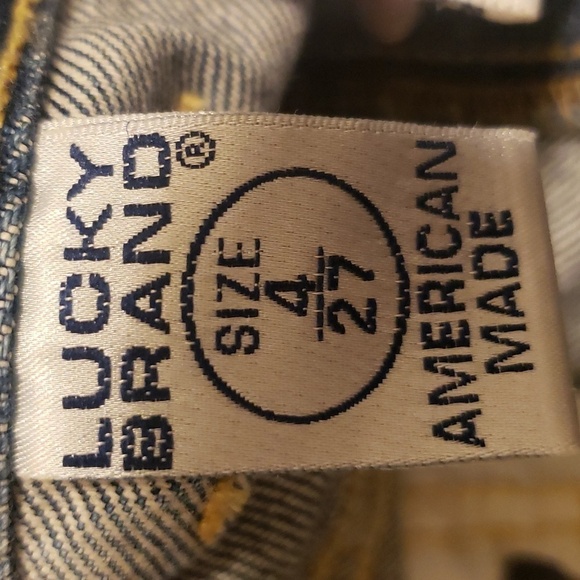 Lucky Brand Dungarees American Made button fly straight - Picture 7 of 9